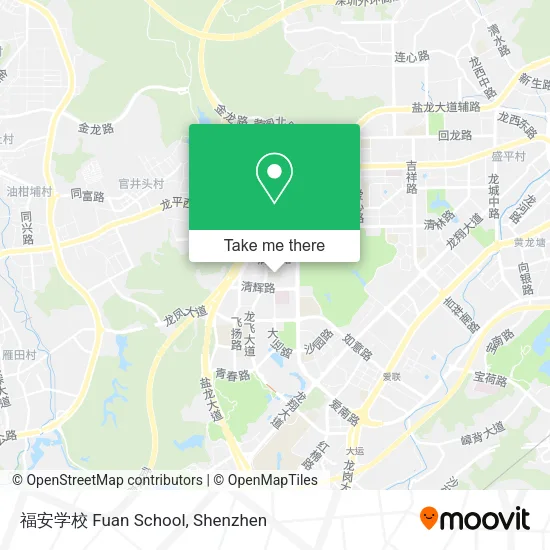 福安学校 Fuan School map