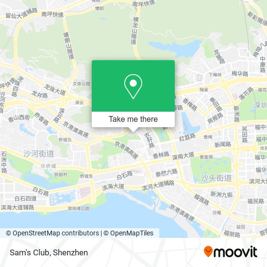 Sam's Club map