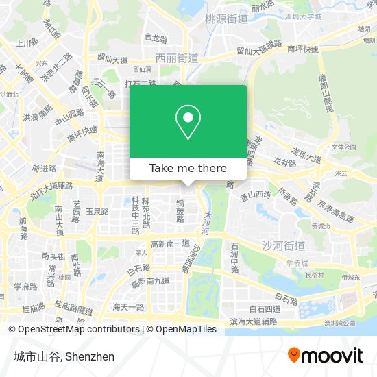 城市山谷 map