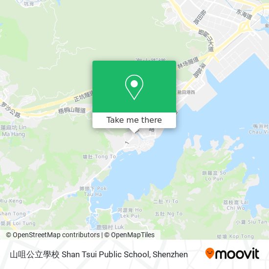山咀公立學校 Shan Tsui Public School map