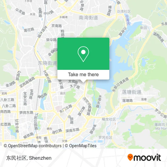 东民社区 map