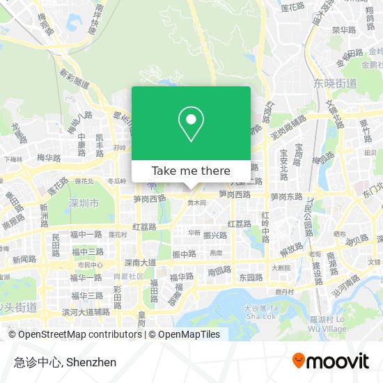 急诊中心 map
