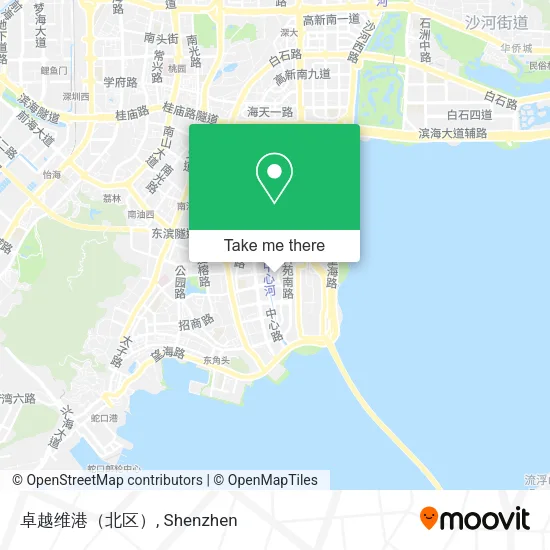 卓越维港（北区） map
