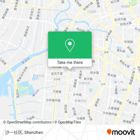 沙一社区 map