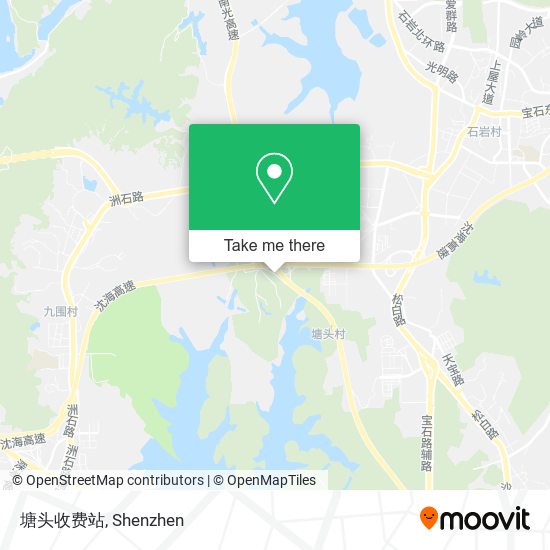 塘头收费站 map