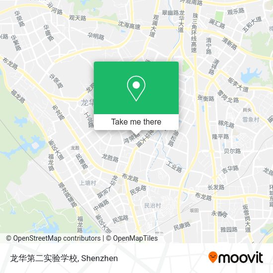龙华第二实验学校 map