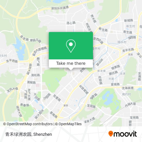 青禾绿洲农园 map