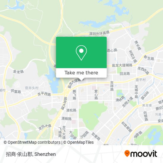 招商·依山郡 map