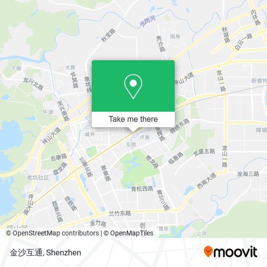 金沙互通 map