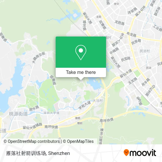 雁落社射箭训练场 map
