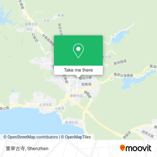 重華古寺 map