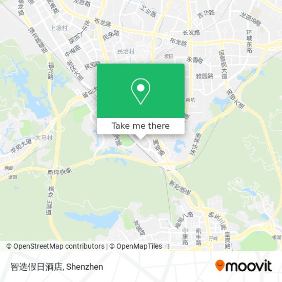 智选假日酒店 map
