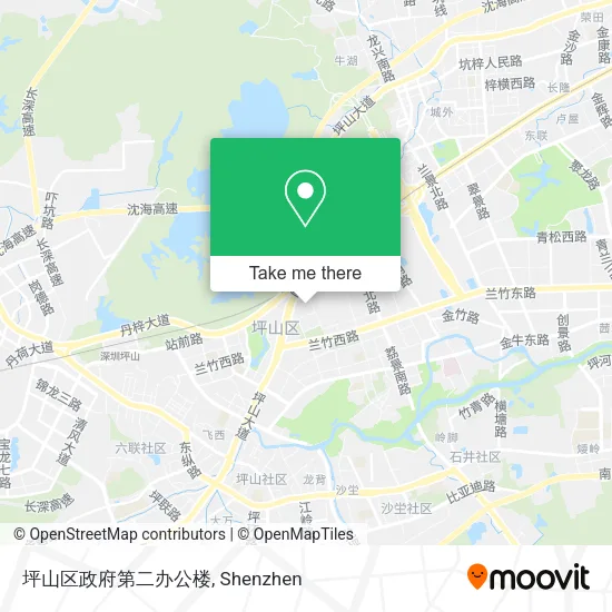 坪山区政府第二办公楼 map