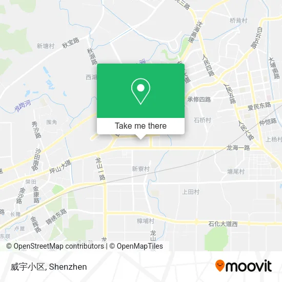 威宇小区 map