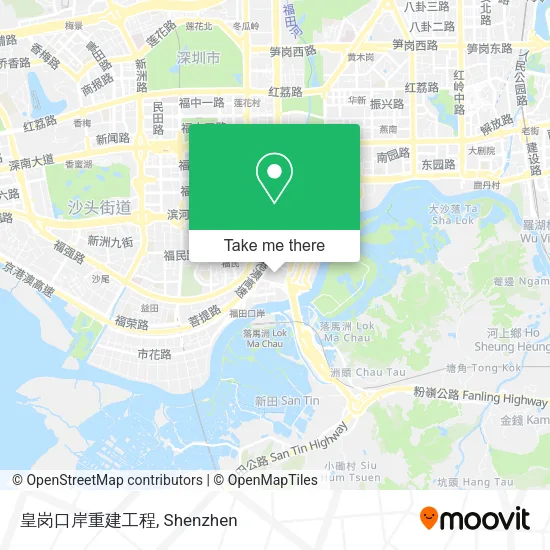 皇岗口岸重建工程 map