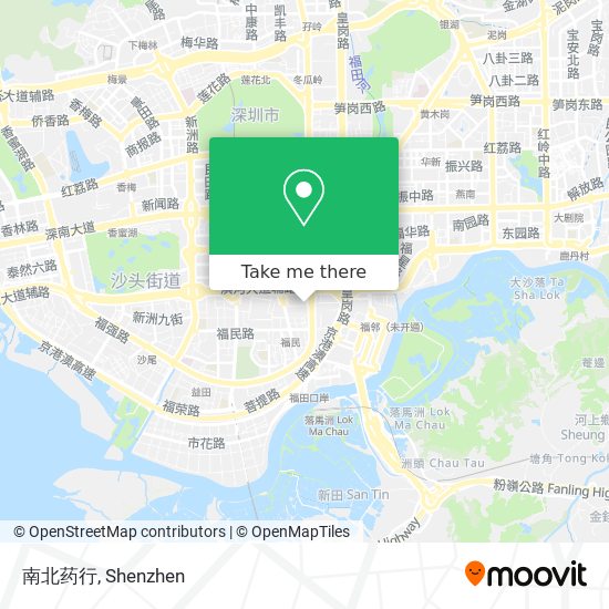 南北药行 map