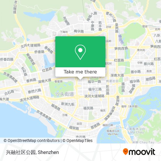 兴融社区公园 map