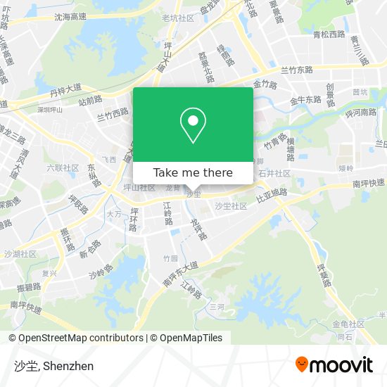 沙坣 map