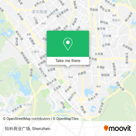 恒科商业广场 map