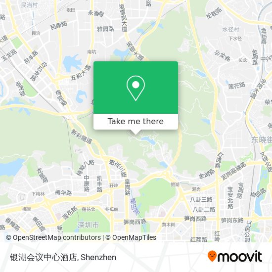 银湖会议中心酒店 map