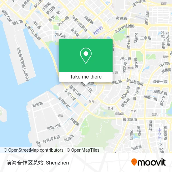 前海合作区总站 map