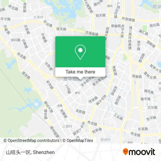 山咀头一区 map