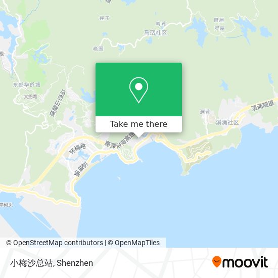 小梅沙总站 map