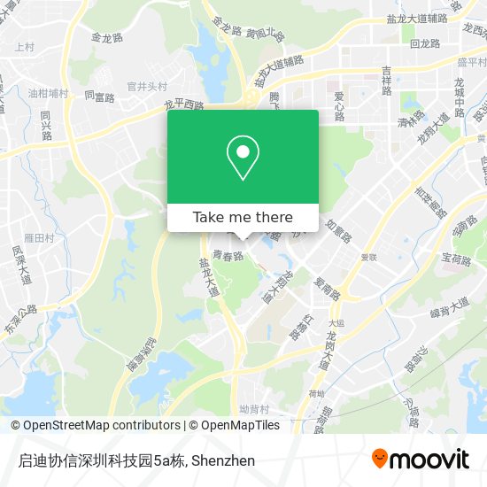 启迪协信深圳科技园5a栋 map