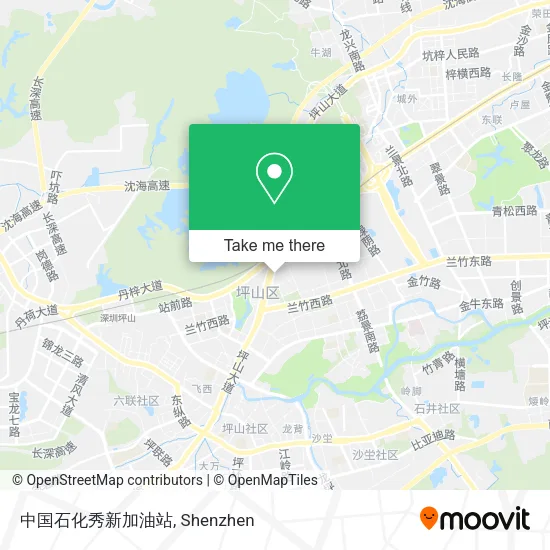 中国石化秀新加油站 map