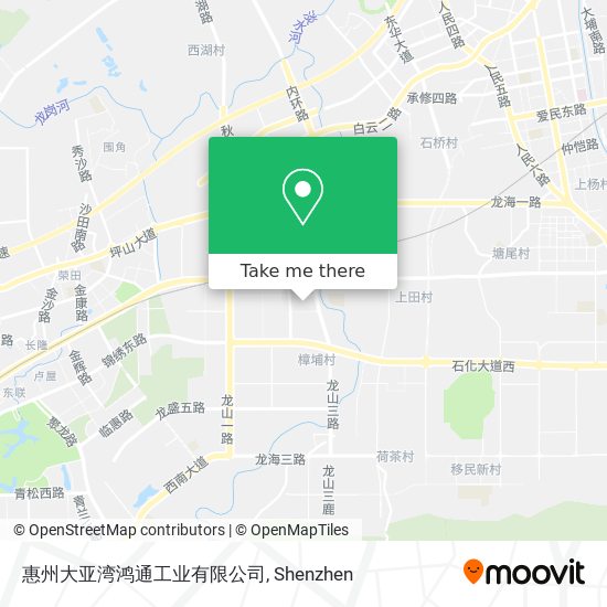 惠州大亚湾鸿通工业有限公司 map