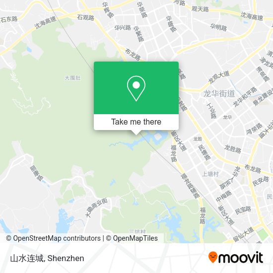 山水连城 map