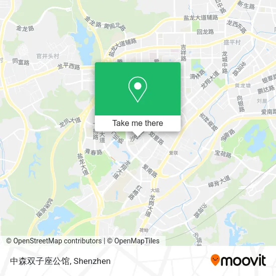 中森双子座公馆 map