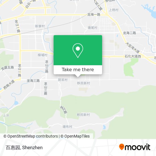 百惠园 map