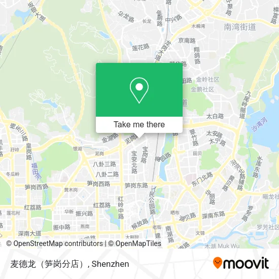 麦德龙（笋岗分店） map