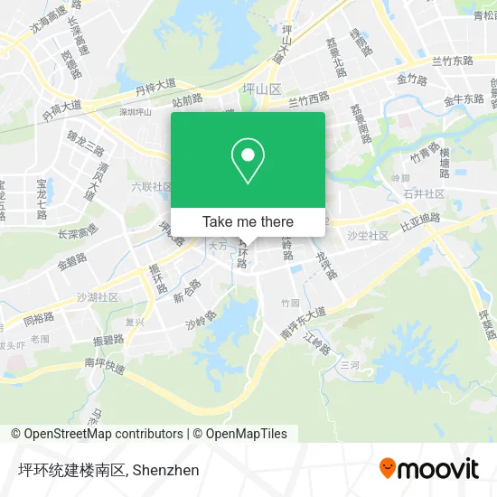 坪环统建楼南区 map