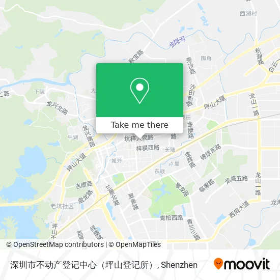 深圳市不动产登记中心（坪山登记所） map