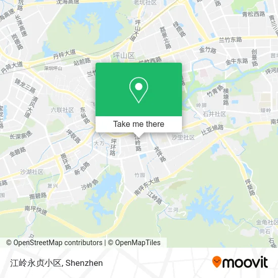 江岭永贞小区 map