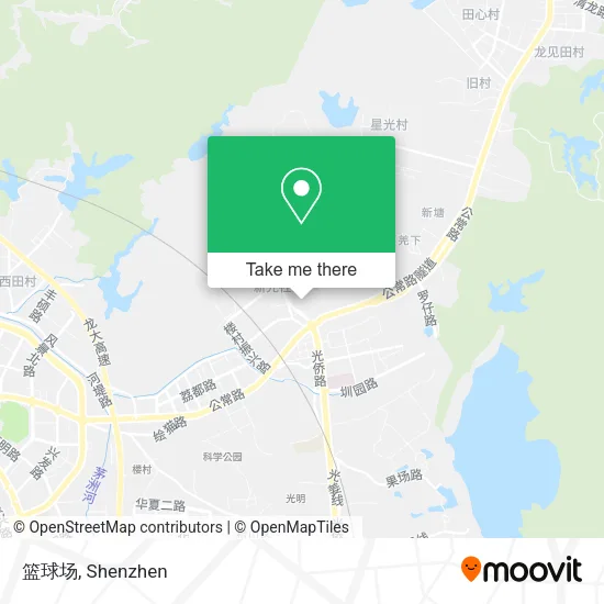 篮球场 map