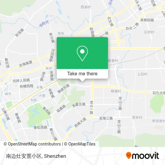 南边灶安置小区 map
