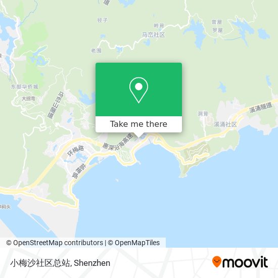 小梅沙社区总站 map