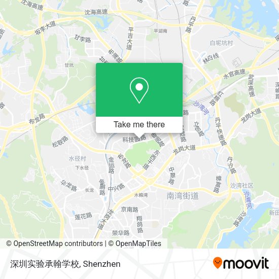 深圳实验承翰学校 map