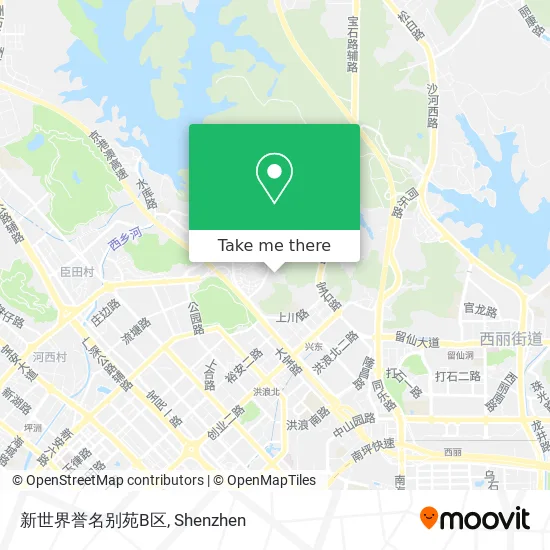 新世界誉名别苑B区 map