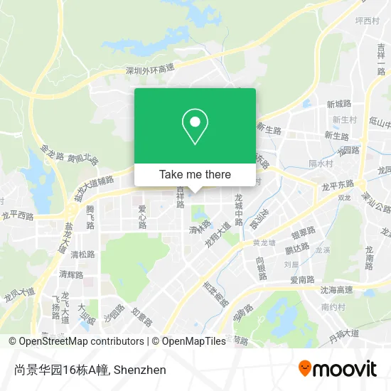 尚景华园16栋A幢 map