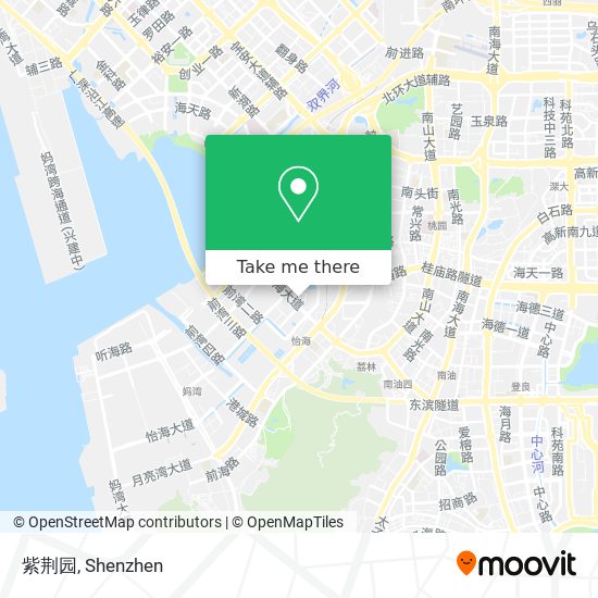 紫荆园 map