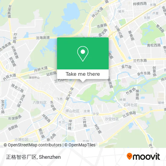 正格智谷厂区 map