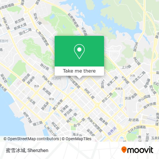 蜜雪冰城 map