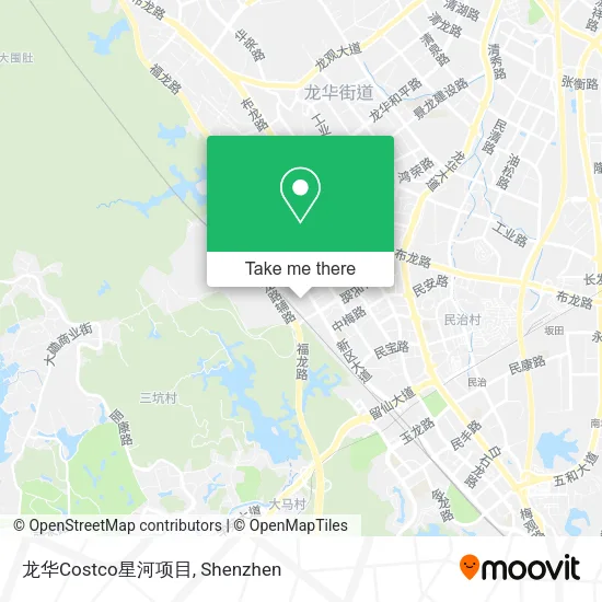 龙华Costco星河项目 map