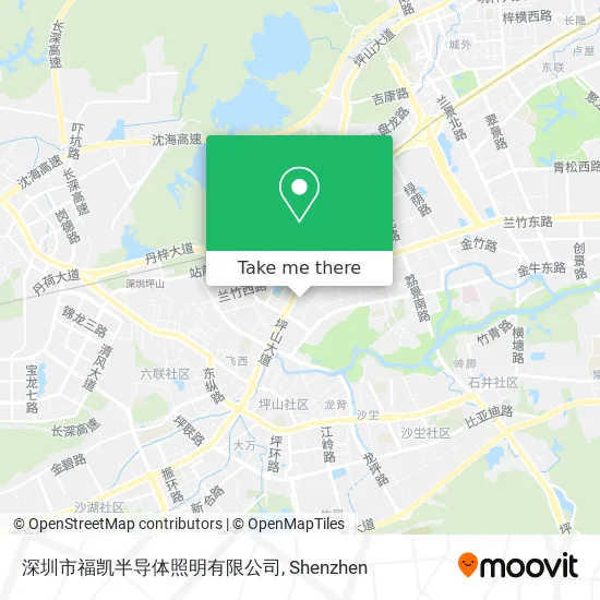 深圳市福凯半导体照明有限公司 map