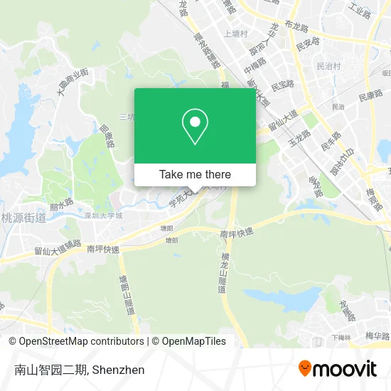 南山智园二期 map