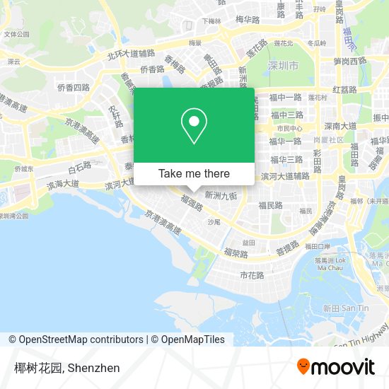 椰树花园 map